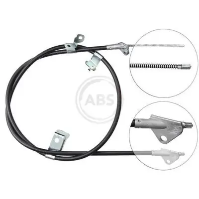 Cable de accionamiento, freno de estacionamiento A.B.S. K19528 Económico